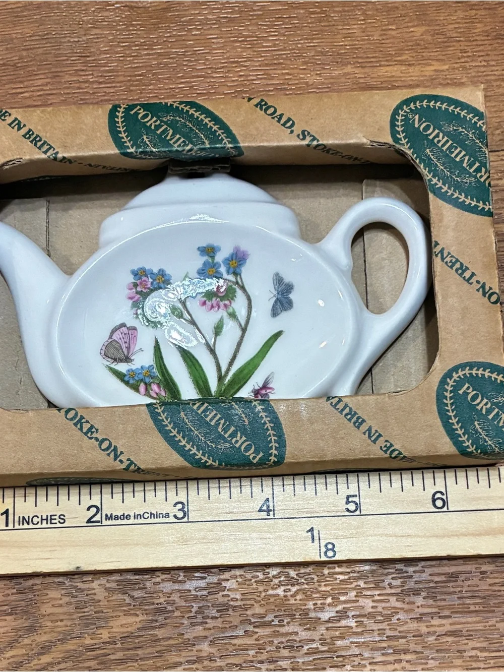 Portmeirion Botanic Garden Teabag/Spoon Rest New In Box